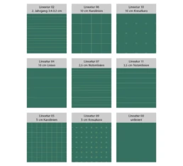 Liniaturen Tafeln